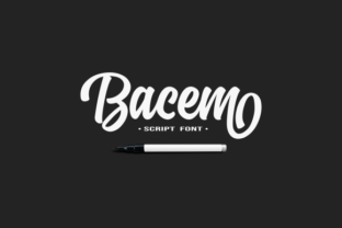 Bacem: A Bold Script Font for Professional and Creative Workflows