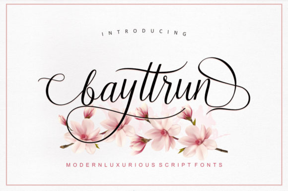 Bayttrun Script: A Modern, Feminine Touch for Every Design