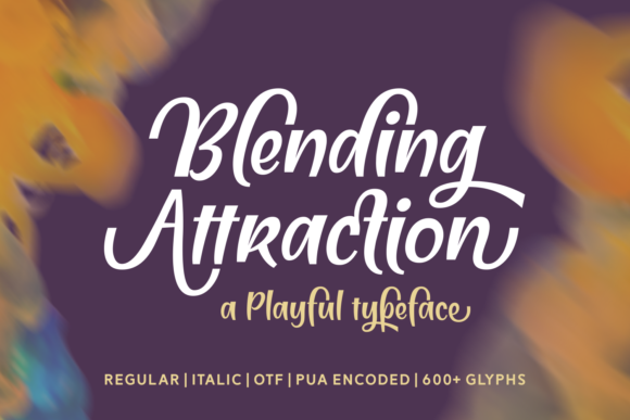 Blending Attraction: Playful Typography for Every Project
