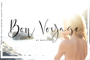 Bon Voyage: A Fresh Handmade Calligraphy Font for Creative Projects