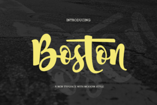 Boston: A Handmade Script Font That Brings Personality to Your Designs