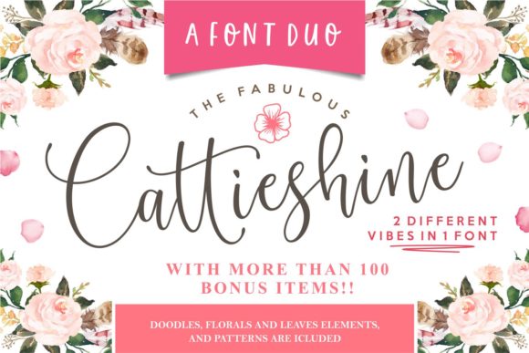 Cattieshine: A Unique Script Font for Elegant and Feminine Design