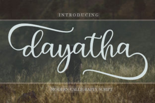 Dayatha: A Unique Calligraphy Font for Creative Expression