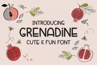 Discover the Charm of Grenadine: A Playful Script Font for Creative Designs