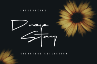 Drop Stay: A Handwritten Font with Personality