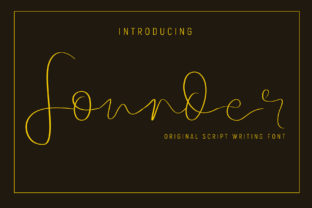 Founder: A Classy Script Typeface