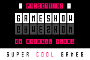 Gameshow Font: A Modern Twist for Futuristic Design