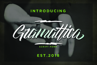Gramattica: A Vintage Script Font for Modern Design Projects