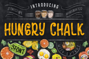 Hungry Chalk: A Stylish Script for Creative Expression