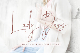 Lady Boss: A Handwritten Font That Brings Feminine Elegance to Your Designs