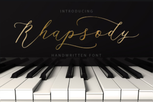 Rhapsody: A Script Font That Brings Elegance to Your Designs