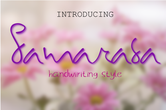 Samarasa: A Stylish Typography for Modern Design