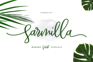 Sarmilla Script: A Feminine Touch for Elegant Designs