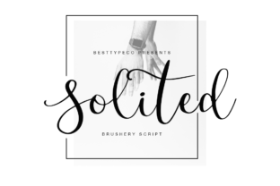 Solited: A Feminine Handwriting Font for Elegant Design