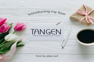 Tangen: A Modern Script Font for Versatile Design