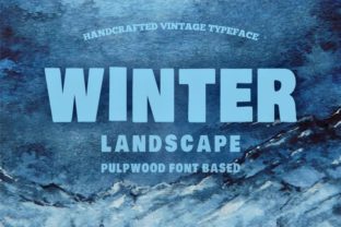 The Winter Landscape: A Futuristic Serif Font for Modern Design
